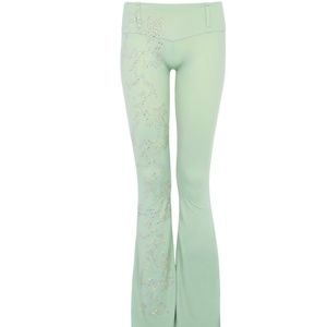Yasmin stud-embellished flared trousers